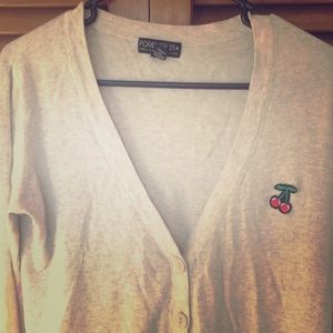 Forever 21 Cherry 🍒 Cardigan